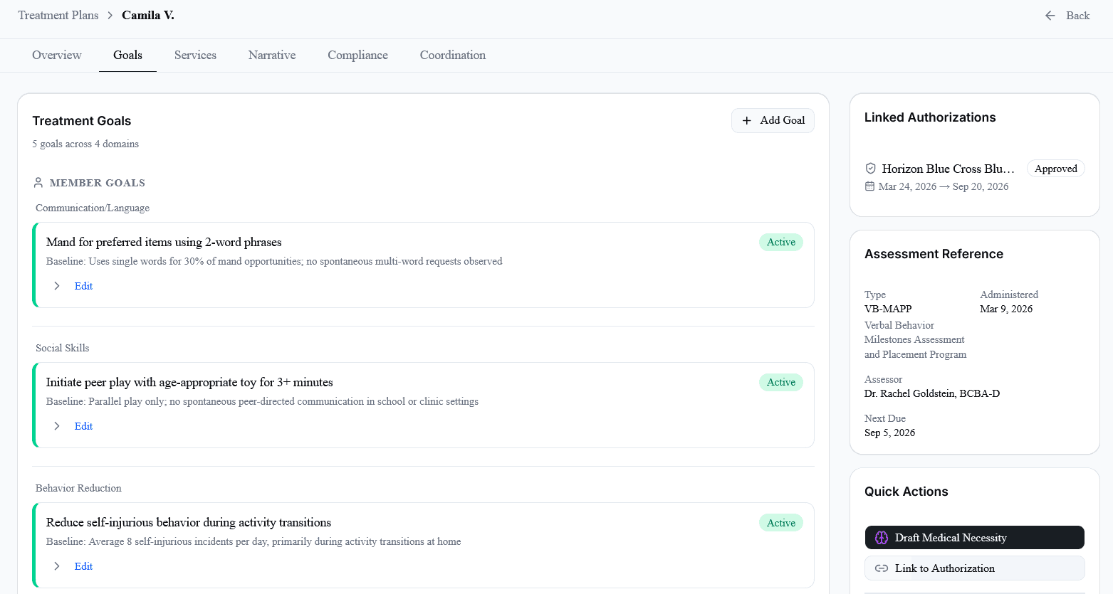 Korafy Treatment Plan Builder